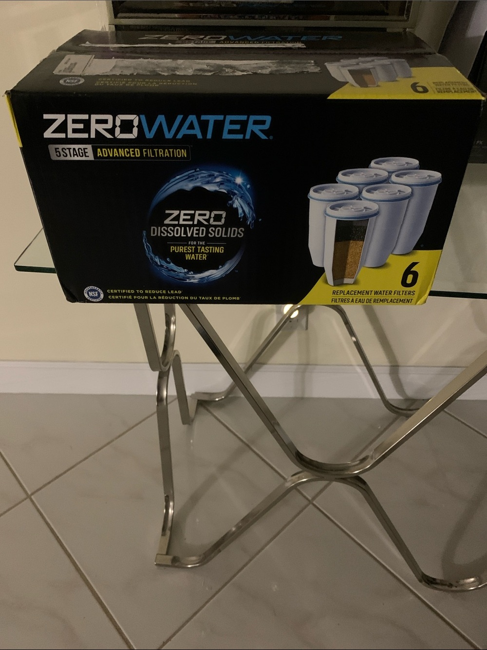6-Pack Replacement Water Filters - White